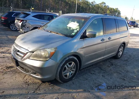 2006 Honda Odyssey Ex-L z USA, uszkodzony, nr VIN 5FNRL38756B061629